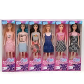 D I S N E Y D O L L S 1 X 6 P C S