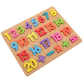 Wooden 1- 20 numbers board