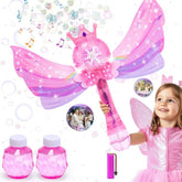 2 in 1 Princess Bubble Blower Wand Machine for Kids