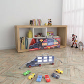 Kids Alloy Car Toys Diecast Set Pretend Play Tralier Vehicle Sliding Car Toy Set