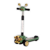 3-Wheel Kids Scooter with LED Lights & Music – Foldable Ride-On with Adjustable Handle