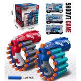SUPER SHOOT MENUAL SOFT BULLET GUN WITH 20 BULLET