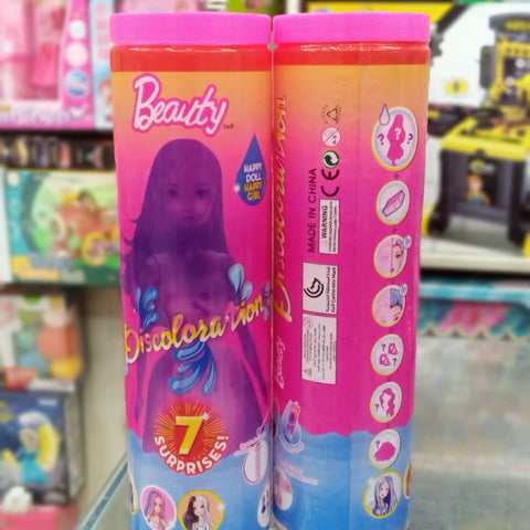 Kids learning Colour change Beauty Dolls Discoloration With Accessories 7 surprises