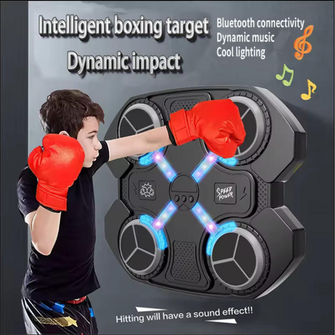 Children’s Electronic Music Boxing Game Machine – Interactive Wall Target Toy