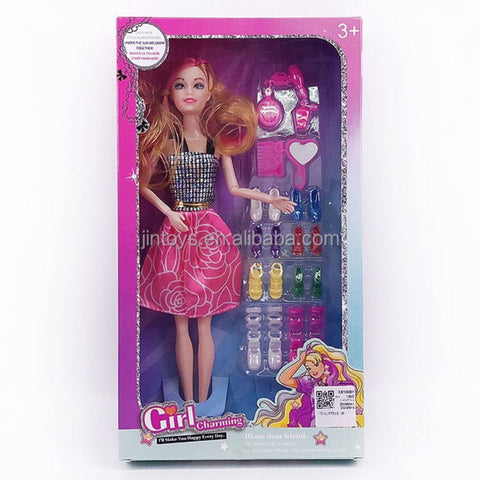 MODERN FASHION DOLL W/DRESS