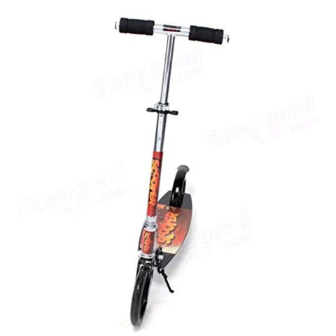 Heavy Metallic Jumbo Size 2 Wheel Height Adjustable Scooter with Large Wheels for Kids