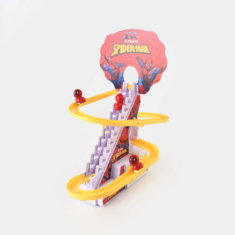 Spider-Man Climbing Stairs Toy with Music and Lights