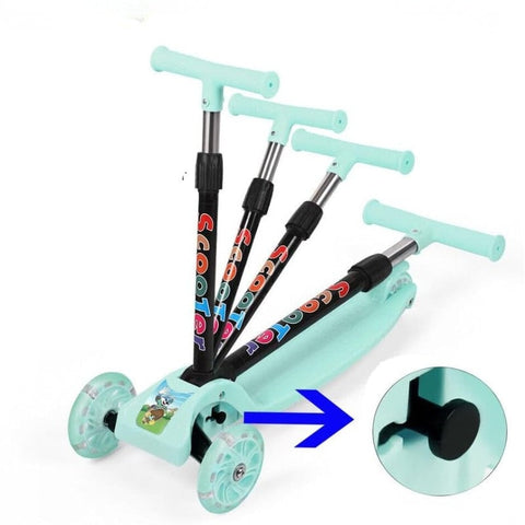 Scooters for Kids Toddler Scooter - Deluxe Aluminum 3 Wheel Glider w/Kick n Go, Lean 2 Turn Wheels,