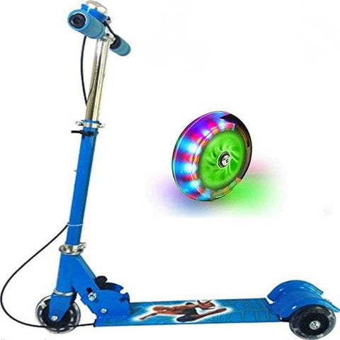 3 Led Light on Wheel Foldable Kick Cycle for Kids,