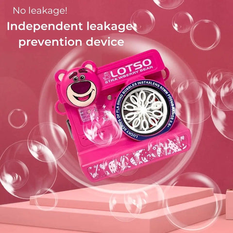 LOSTO STRAWBERRY BEAR BUBBLE GUN