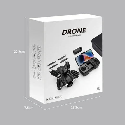 R/C DRONE DUAL CAMERA OBSTACLE AVOIDANCE BRUSH LESS FOLDABLE QUAD COPTER