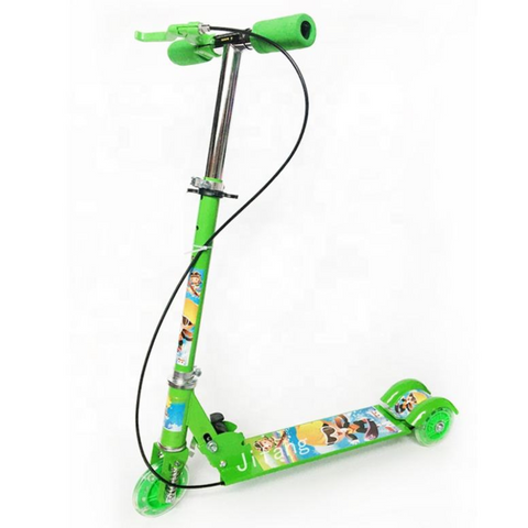 3‑Wheel Folding Kick Scooter with Hand Brake (Kids)