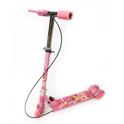 3‑Wheel Folding Kick Scooter with Hand Brake (Kids)