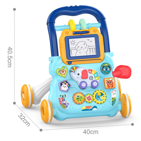 Plastic Walker Toy Musical Baby Learning Walker