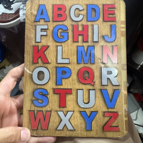 Wood ABC Alphabet Letter