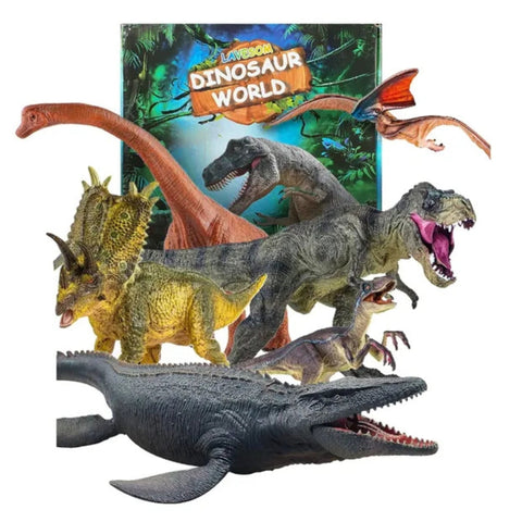 6 pcs dinosaur set