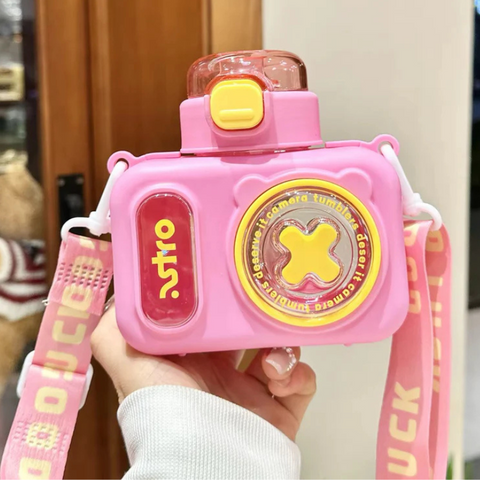 Camera Design Sipper Water Bottle