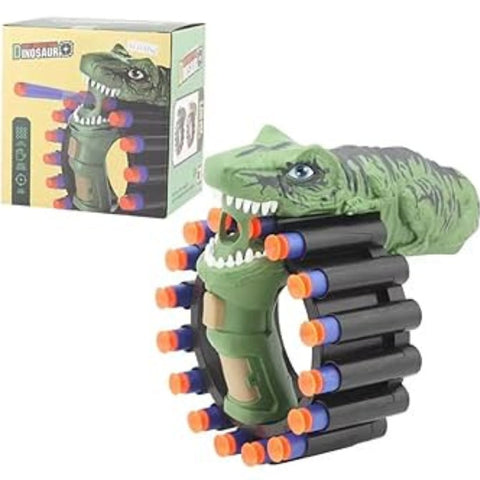 DINOSUA  R SHOOT  MENUAL  SOFT  BULLET  GUN  WITH 20  BULLET