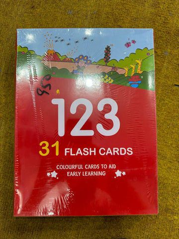 Numbers Learning 123 Flash Cards - 31 pcs