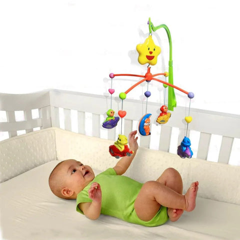 Sweet Cuddle Baby Crib Mobile with 5 Hanging Characters