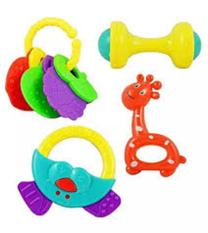 BABY RATTLE TOYS 5PCS BAG