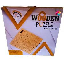 EDUCATIONAL and LEARNING Wooden Number Puzzle Game