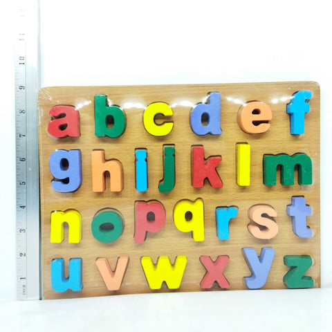 Alphabet Puzzle - English Wooden Puzzle - Colorful Puzzle