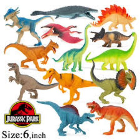 tnt 6inch dinosaurs set
