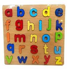 Alphabet Puzzle - English Wooden Puzzle - Colorful Puzzle