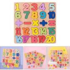 Numeric Puzzle Plate - Geometrical Signs
