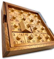 EDUCATIONAL and LEARNING Wooden Number Puzzle Game