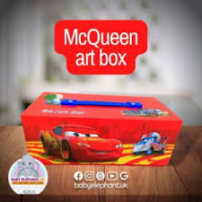 Multi Colouring Art Box Colouring Set 54pc Art & Craft For Kids School Accessories Cars