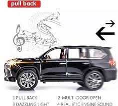 1:24 Scale Diecast Lexus SUV Model Car with Light & Sound